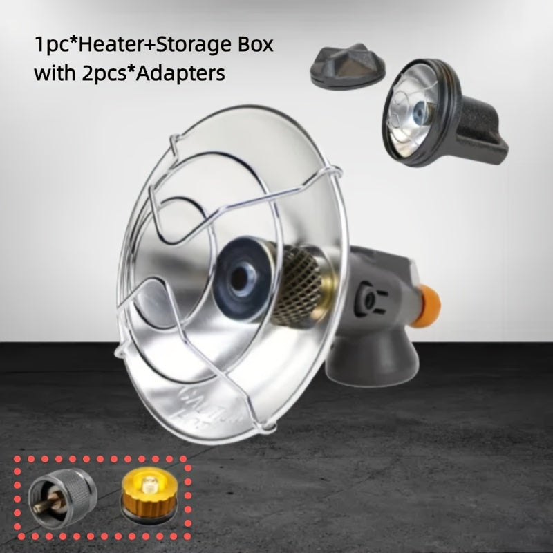 Портативный пропановый обогреватель для кемпинга и гольф-карт с отражающими панелями