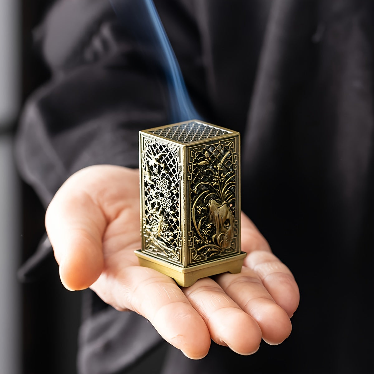 Hollow Ceramic Incense Burner for Indoor Use Holiday Decor Tea Ceremony