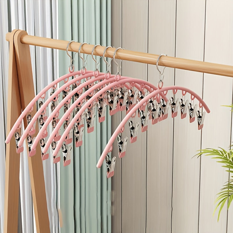 Set of 10 Heavy Duty Stainless Steel Hangers for Coats Suits Dresses