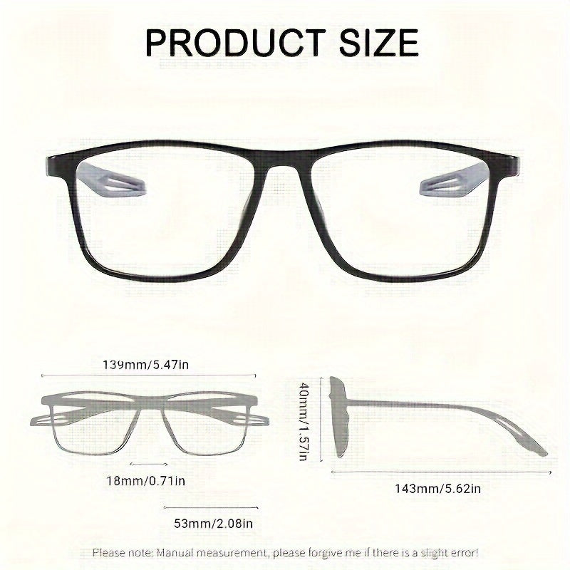 Stylish HD Reading Glasses Pack of Three Lightweight Non-Prescription Trendy Design