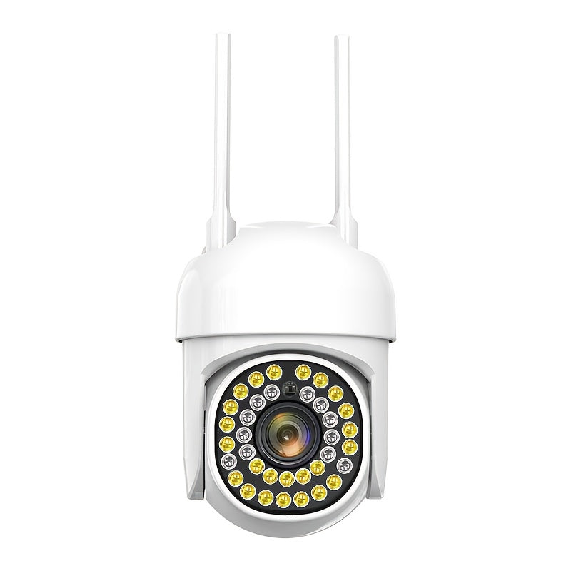 Outdoor WiFi Security Camera 1080p HD Auto Tracking Night Vision Waterproof Two-Way PTZ