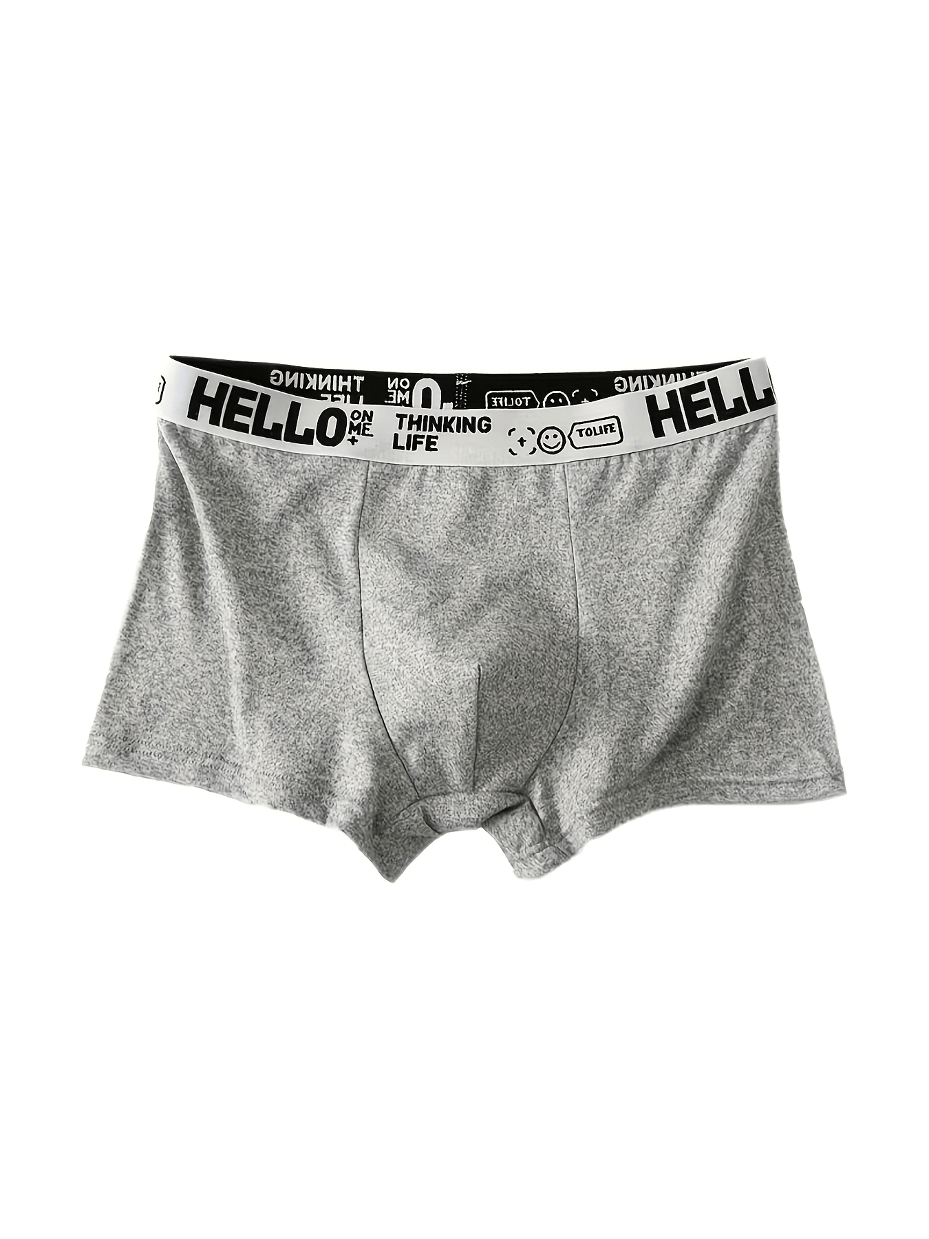 10 ta to'plam erkaklar uchun boxer shortlari, zamonaviy dizayn, nafas oladigan polyester va spandeks mato, o'rtacha cho'zilish.