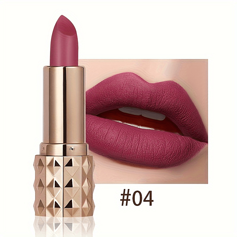 Set de labiales mate para mujer, resistente al agua, 4 colores, maquillaje de labios