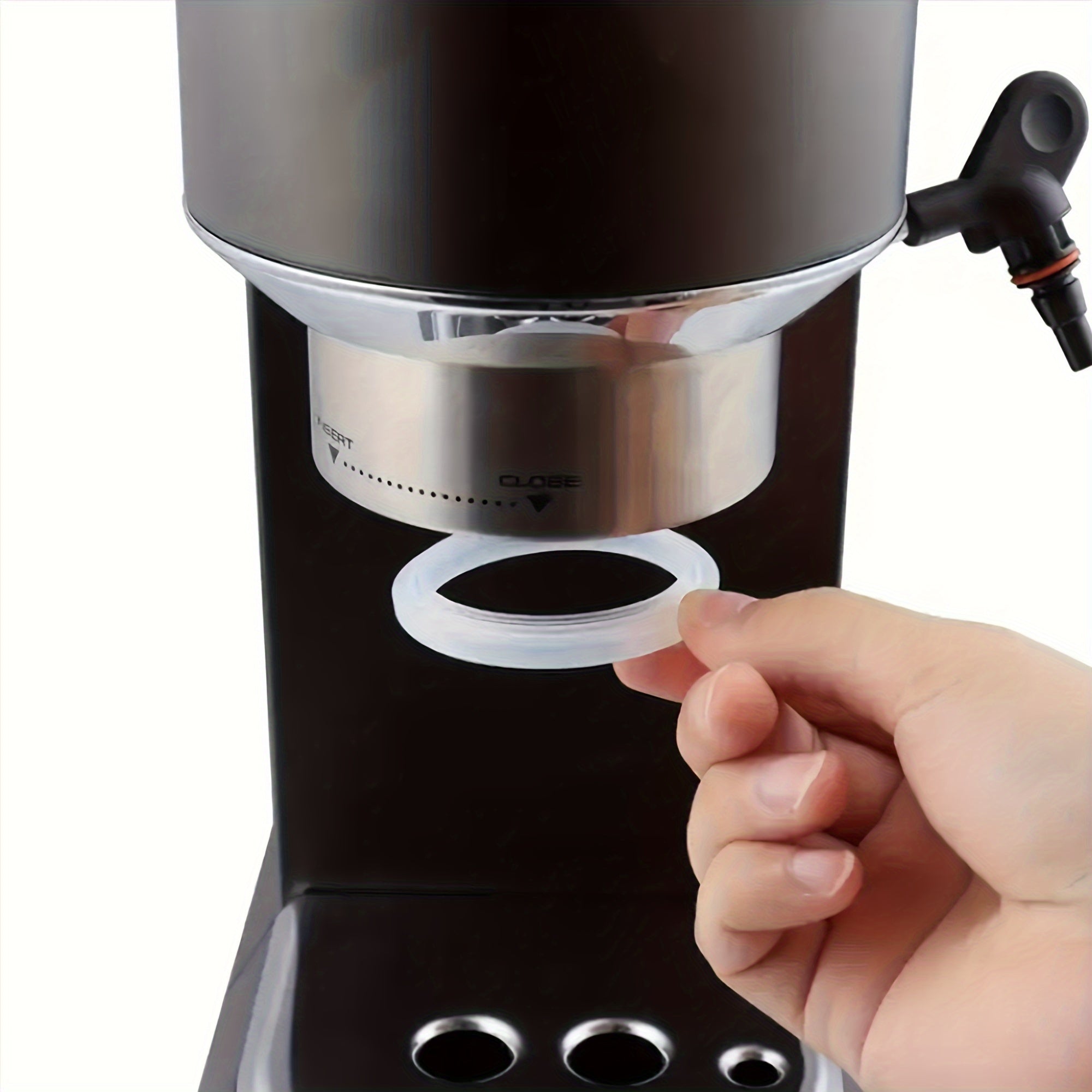 2pcs White Silicone Coffee Maker Sealing Ring for EC685 EC680 Replacement