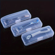 Estuche de viaje para afeitadora de hombre, caja de almacenamiento de plástico duradero, cubierta protectora portátil