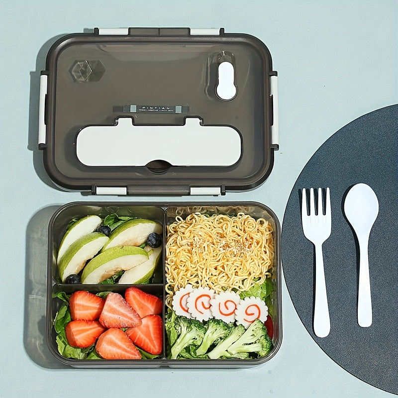 Microwave-Safe BPA-Free Plastic Lunch Box Leakproof Durable for Travel Camping Office