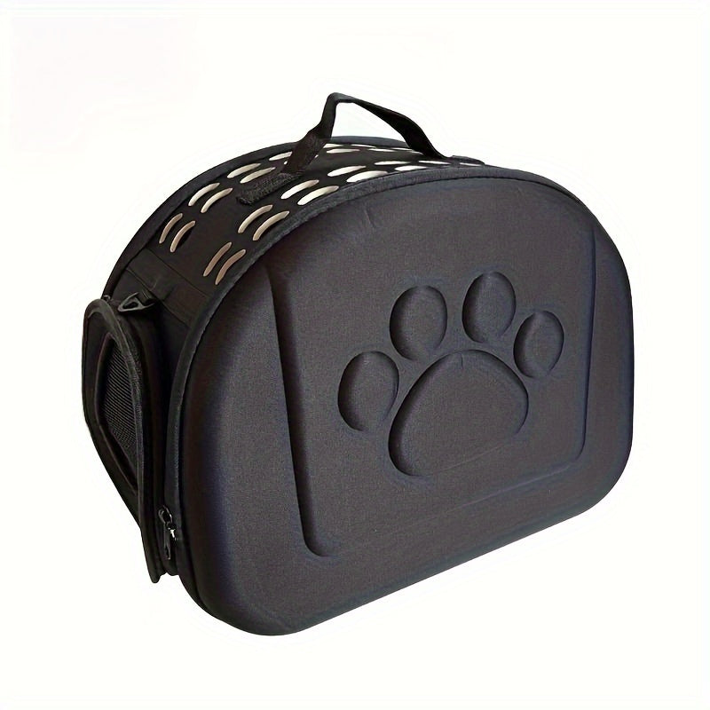 Foldable EVA Cat Carrier with Breathable Design and Zipper Closure for Outdoor Travel