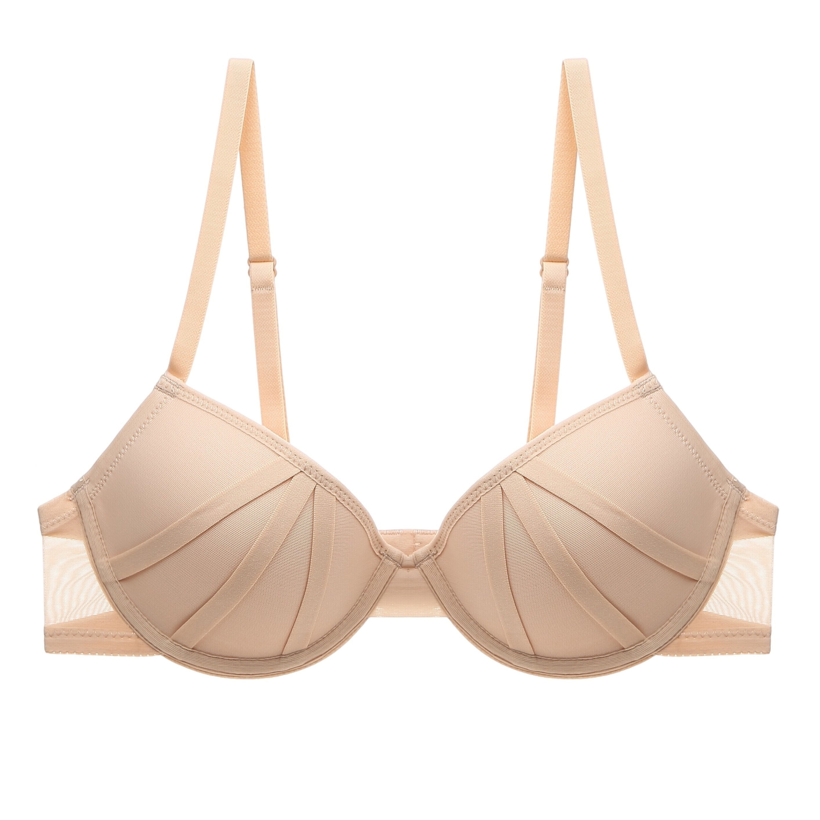 Ayollar uchun qora va oq rangli colorblock push-up bra, underwire qo'llab-quvvatlash, olib tashlanmaydigan padlar, naylon aralashmasi
