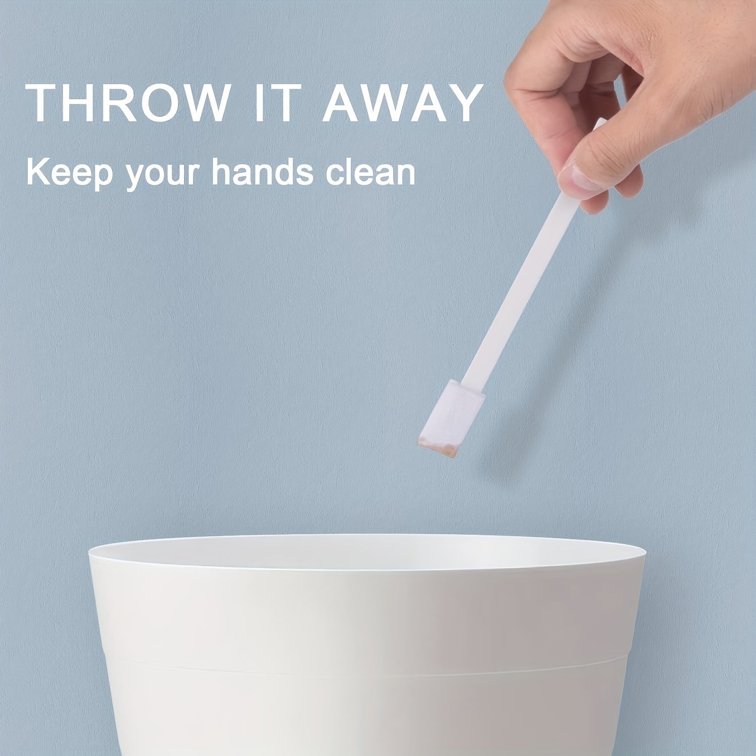 Disposable Crevice Cleaning Brush Set 30/50 Pieces for Small Spaces, Detail Scrubber for Toilet, Windows, Vents