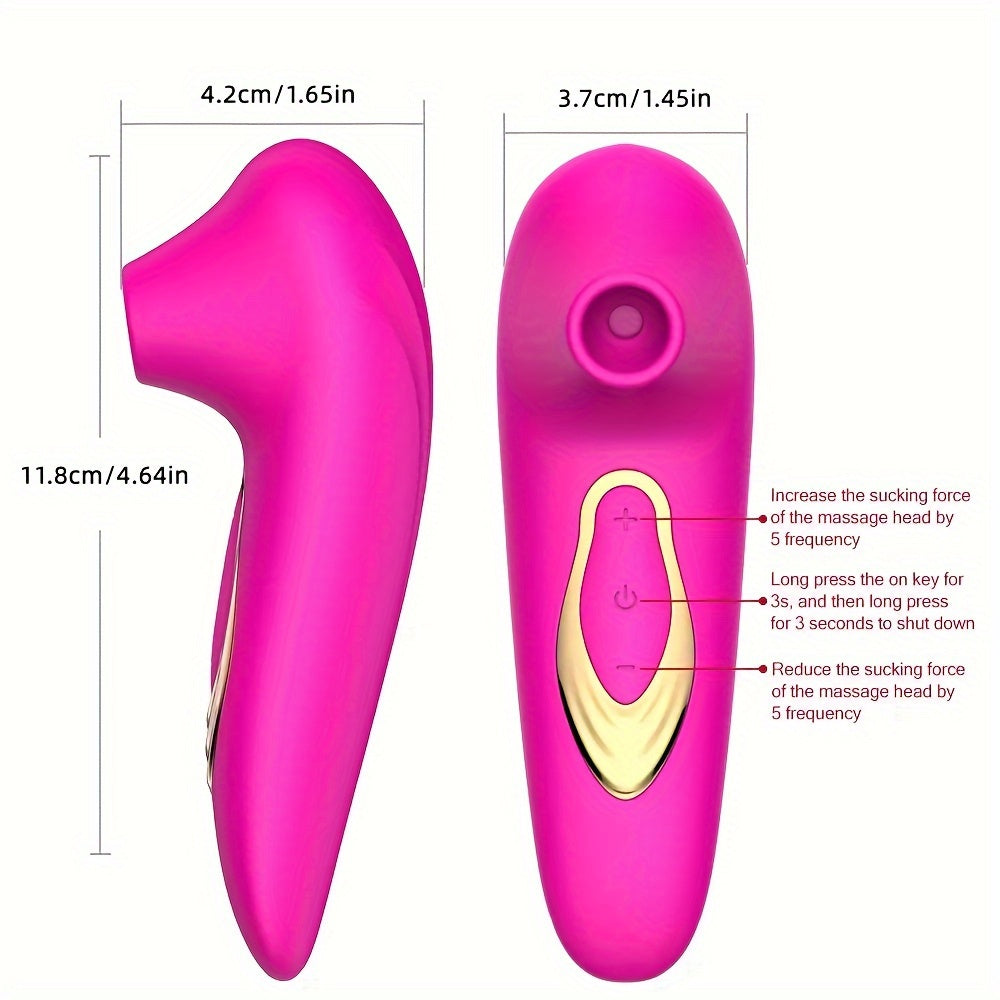 Female Rechargeable Clitoral Sucking Vibrator with Suction Stimulator