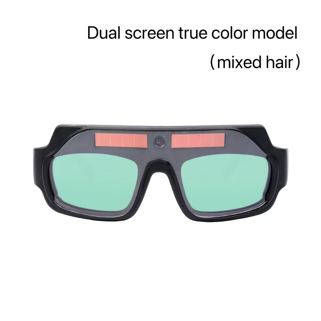 Uniseks avtomatik qorong‘ilashli payvandlash shisha bilan himoyalovchi linza uchun TIG MIG arc