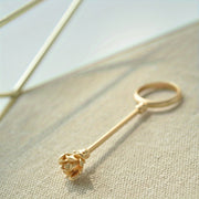 Unisex Rose-Shaped Cigarette Holder Ring Jewelry Accessory