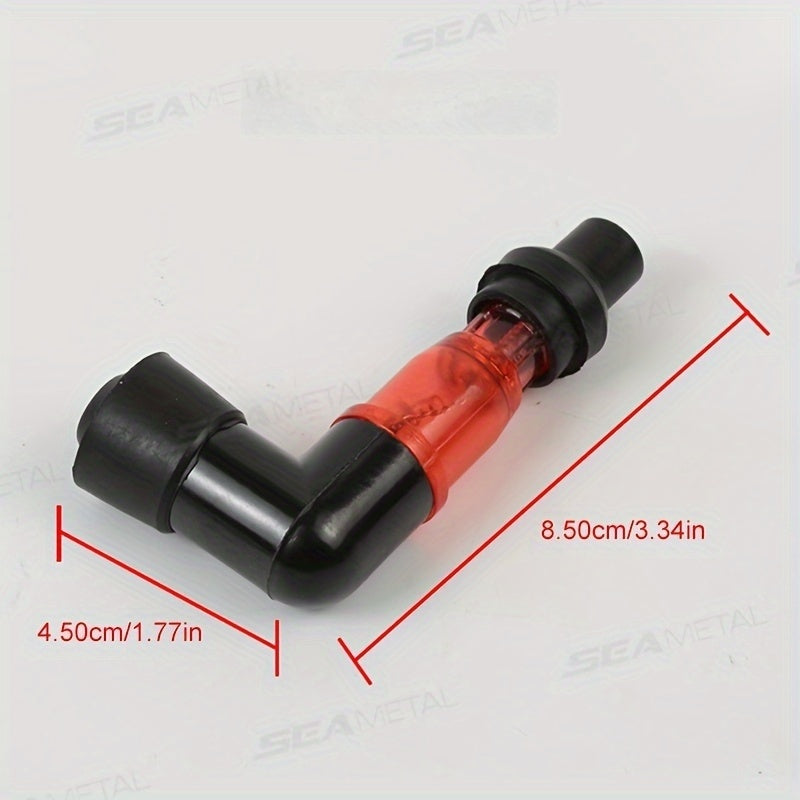 Motorcycle Spark Plug Cap Waterproof Glitter Decoration High Pressure Accessory