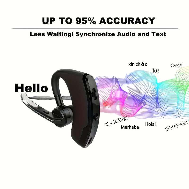 Wireless AI Translation Headphones with Real-Time Bilingual Translation 144+ Languages