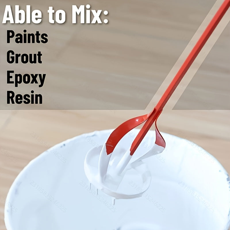 Ergonomic Handle Drill Paint Mixer Attachment for Paints Grout Epoxy