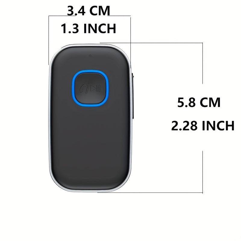 Wireless Car Receiver AUX Adapter Hands-Free Calls Noise Cancelling