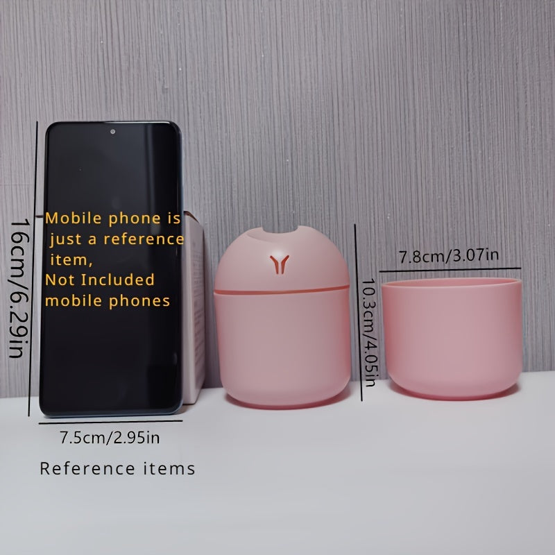 USB havo namlantiruvchi, aromaterapiya va tungi chiroq bilan, uy, avtomobil va yotoqxonalarda foydalanish uchun, toza havo va o'simliklar sog'lig'ini saqlashga yordam beradi.