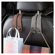 Car Back Seat Organizer Double Hook ABS Hidden Storage Hook for Car Seat Back