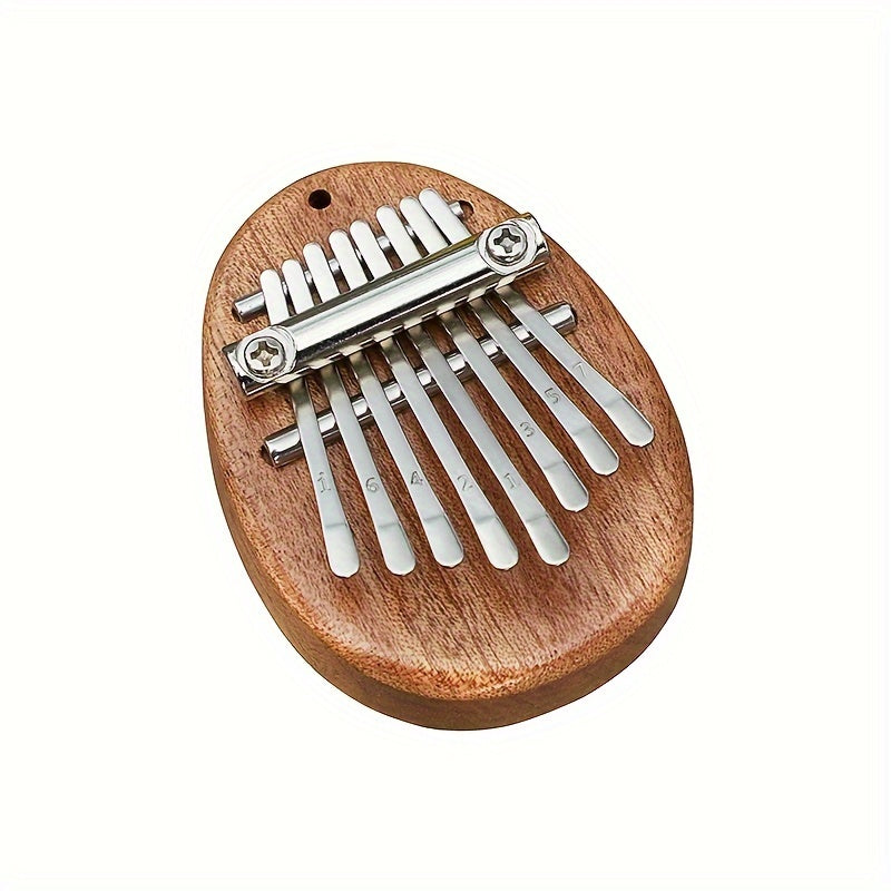 Mini Kalimba Thumb Piano 8-Key Turmeric for Adults Eid Al-Adha Gift