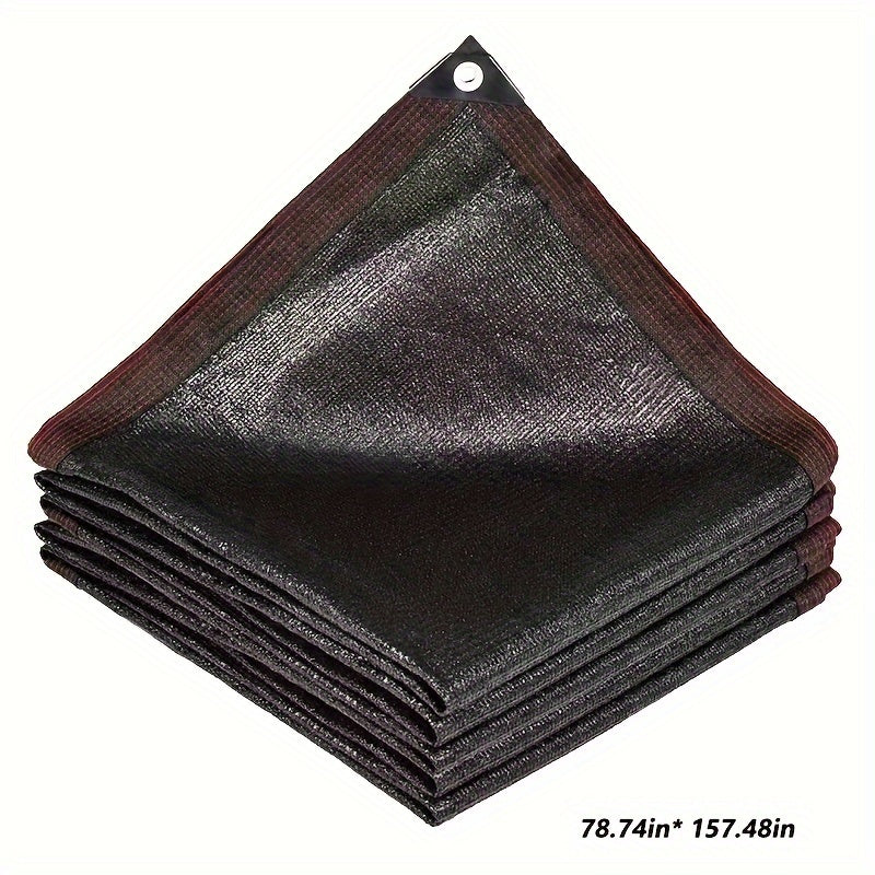 Черная дышащая солнцезащитная сетка для уличной приватности и садоводства, несколько размеров