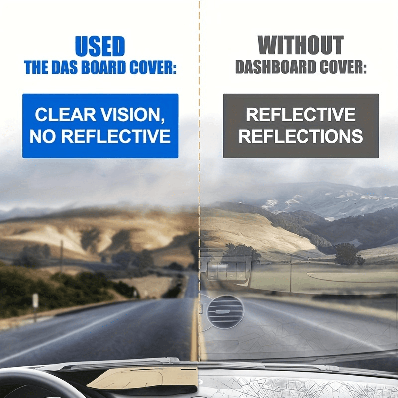 Car Dashboard Cover Mat UV Protection for SUV Windshield Protector