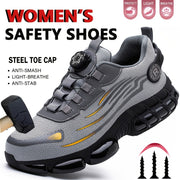 Women's Steel Toe Safety Shoes Puncture-Resistant Construction Footwear