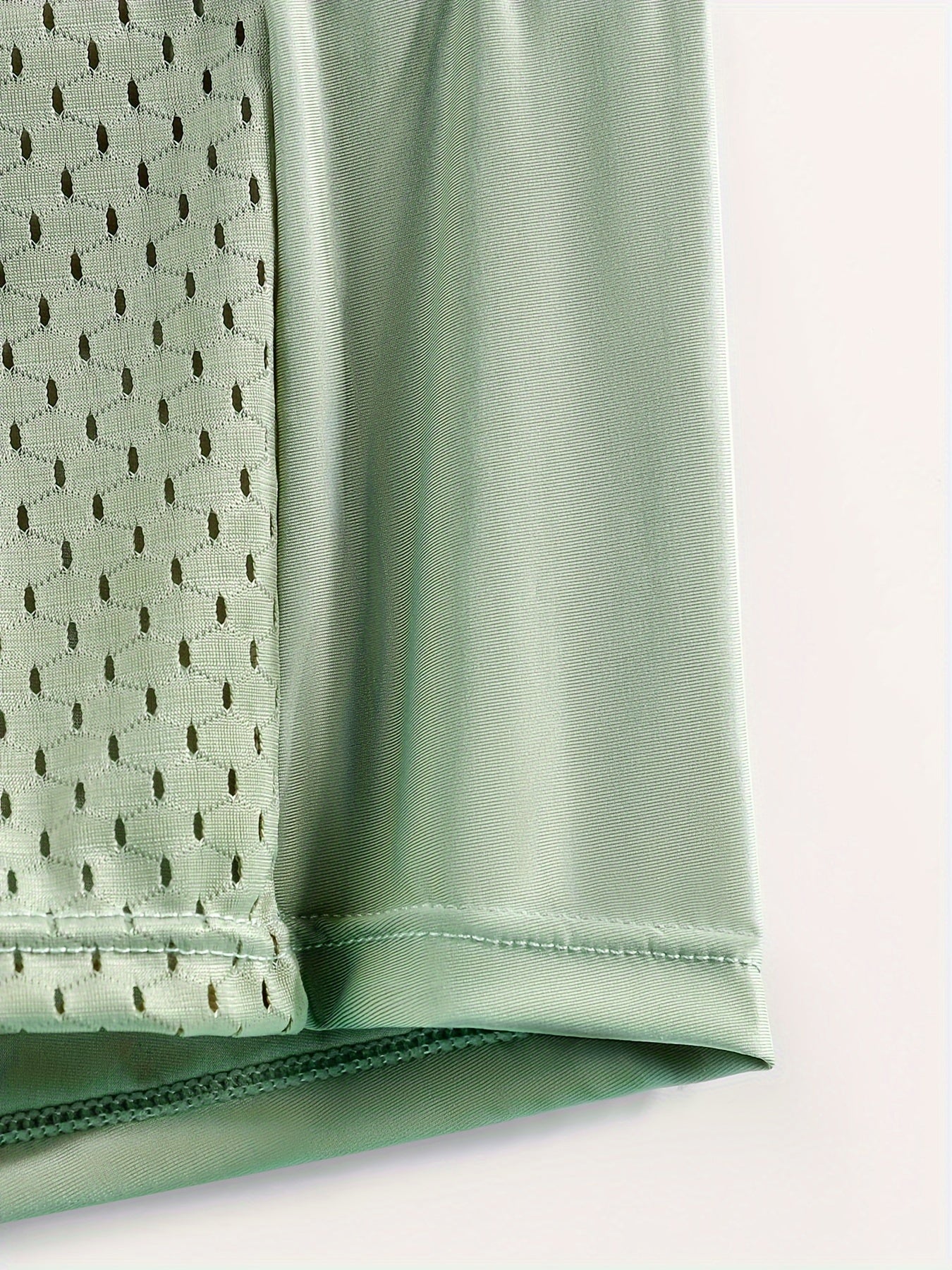 Men's Breathable Mesh Boxer Briefs 6 Pack Solid Color Cooling Fabric Elastane