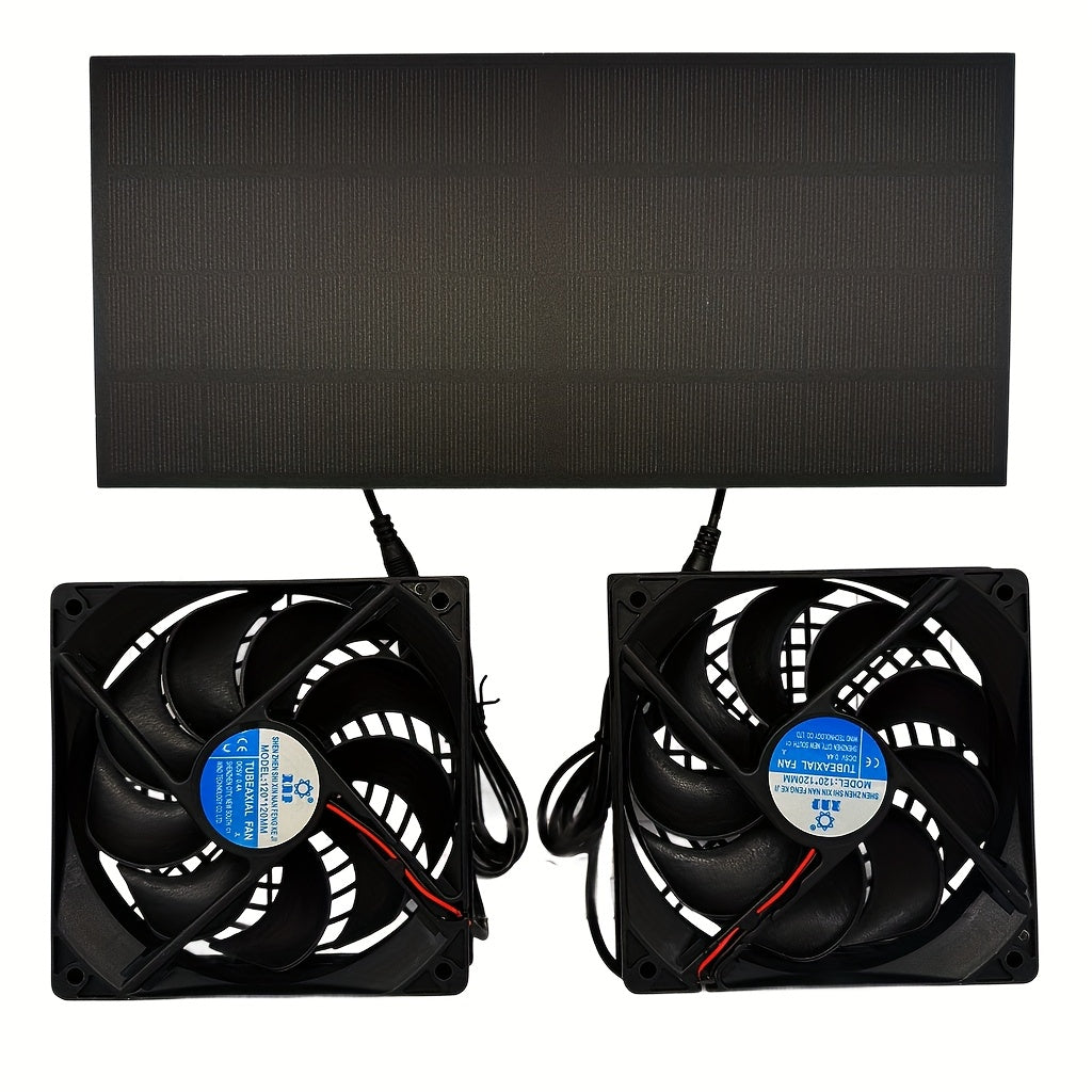 Cooling Exhaust Fan for Pets, Pet Kennel Ventilation, Dual Fans