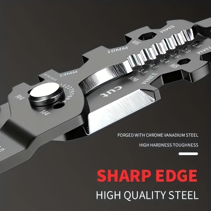 25-In-1 Industrial Steel Wire Stripper Multi-Use Electrician's Tool