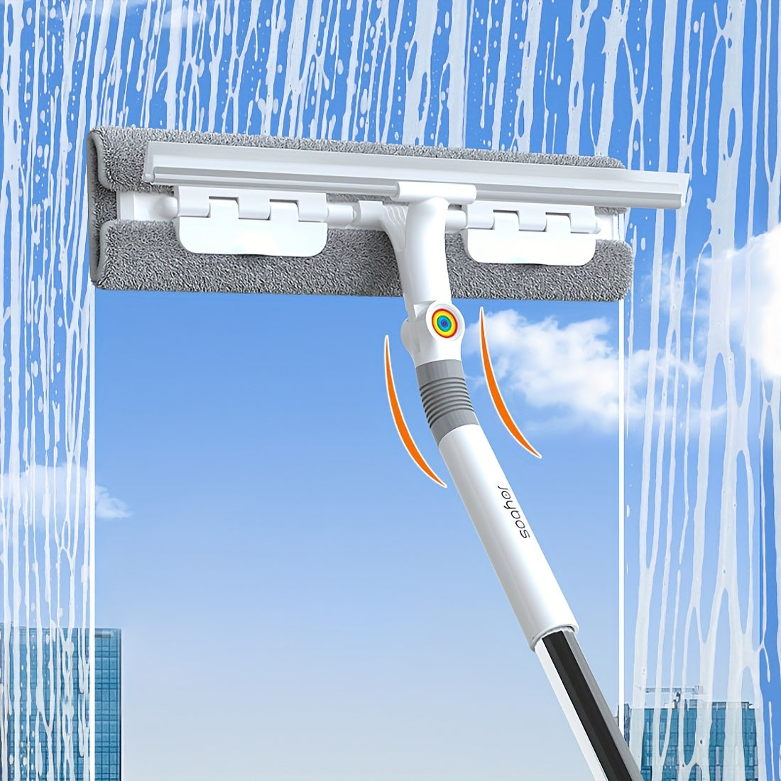 Baland binolar uchun mo'ljallangan maxsus shisha tozalash qirqgichi