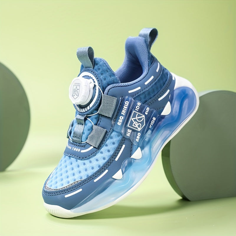 Kids' Breathable Fabric Sports Sneakers for Boys and Girls Age 14 and Under Lightweight All-Season Outdoor Shoes