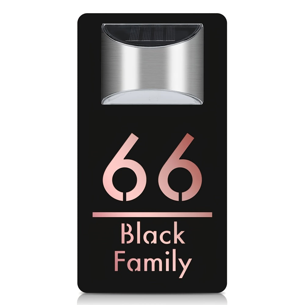 Shaxsiylashtirilgan 3D Akril Manzil Belgisi