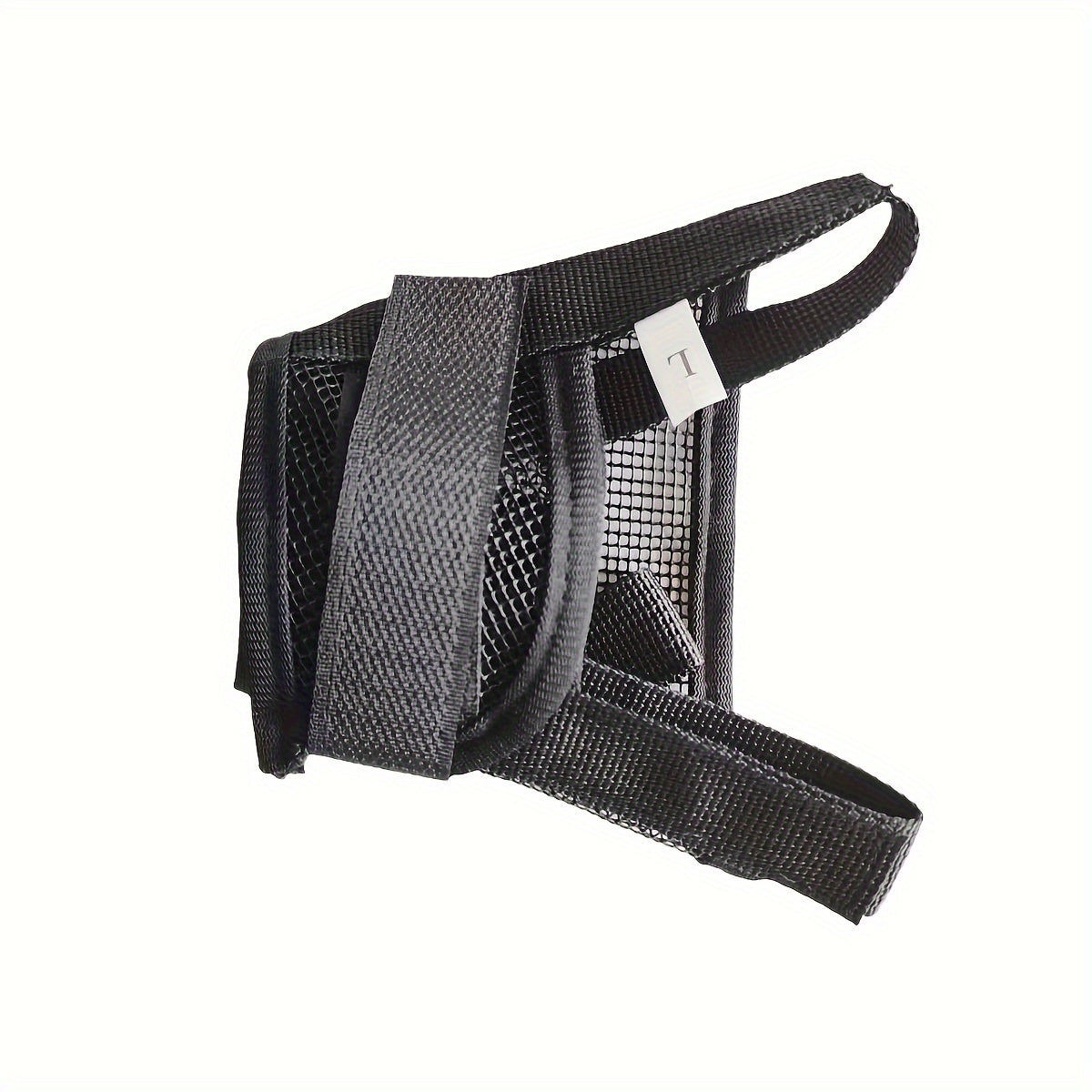 Bozal transpirable para perros de razas medianas y grandes, control de mordidas y ladridos, poliéster