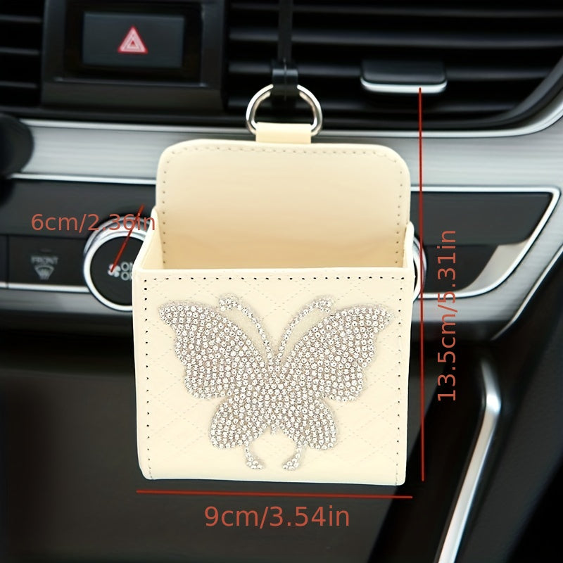 Car Vent Organizer Multi-Functional Storage Bag for Phones and Cards