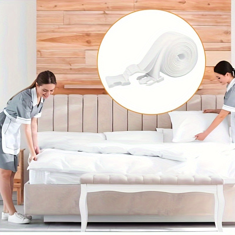 Twin dan King yoki Twin XL dan King to'shak uchun sozlanadigan yotoq birlashtiruvchi kamar, qora polyester, 10.06m