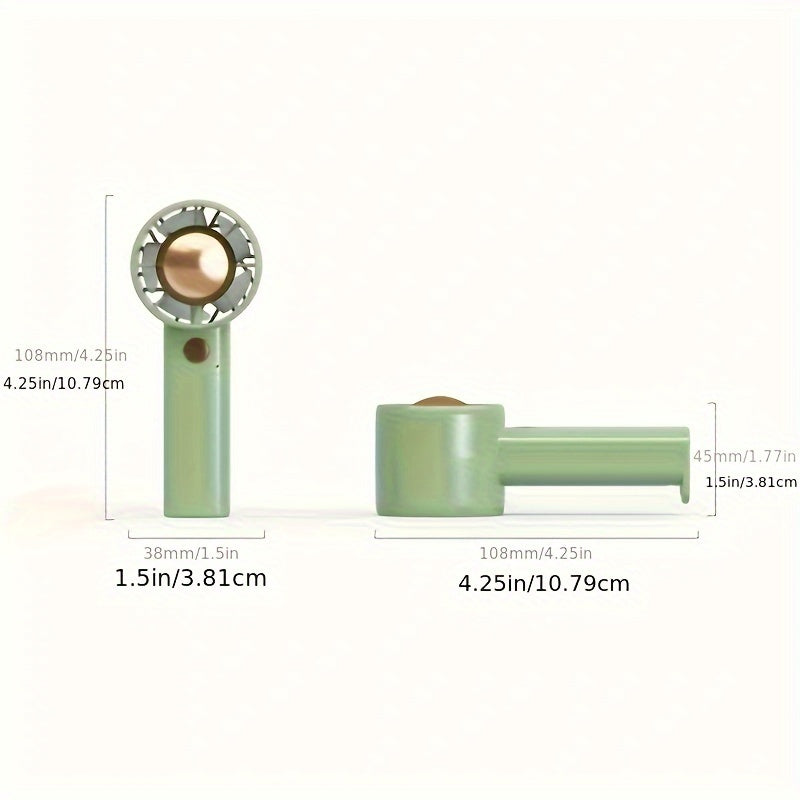 Mini Handheld Fan Portable USB Rechargeable Quiet Personal Fan for Travel Outdoor Use