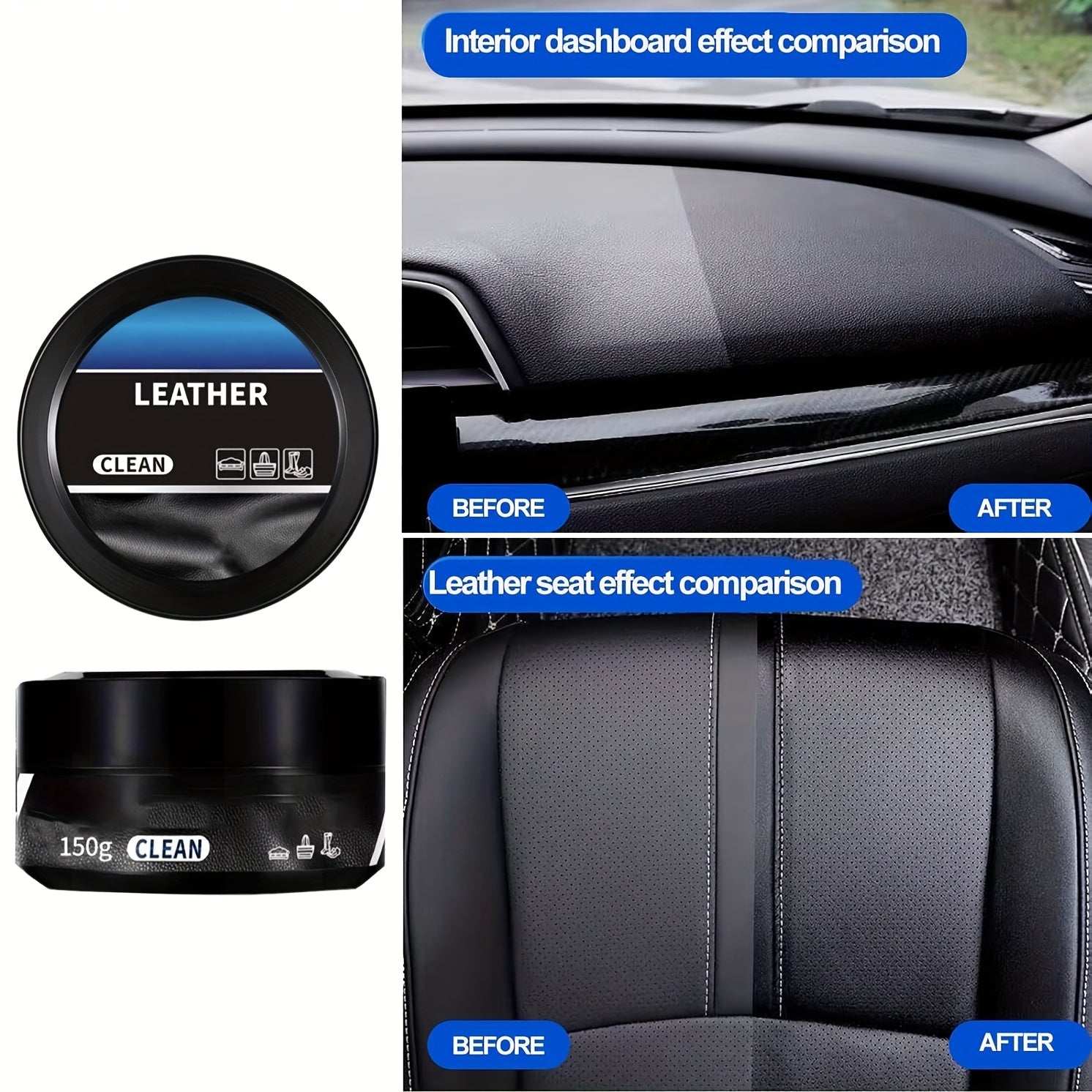 Universal RV Interior Restoration Wax for Car Dashboard and Surfaces