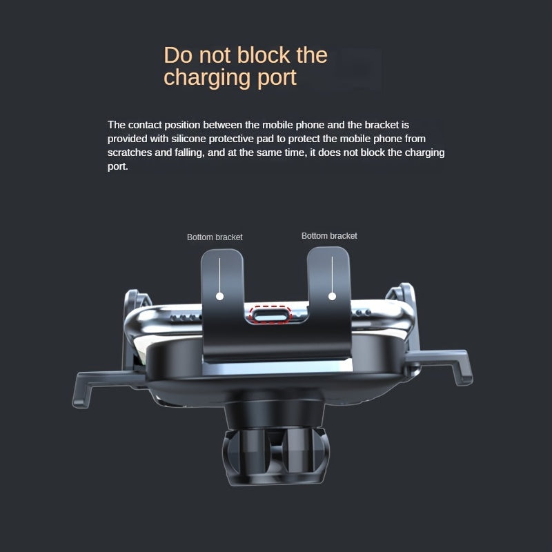 Multifunctional Rotatable Car Phone Holder with Suction Cup