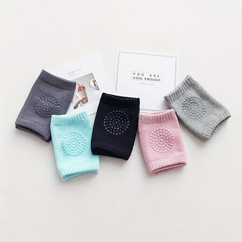 Baby Knee and Elbow Pads 5 Pairs Non-Slip for Crawling and Walking Unisex
