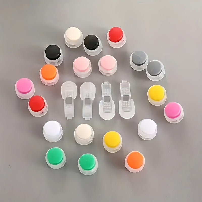 Unisex Shoe Accessories 6Pcs Set Shoelace Buckles No Tie Fastener