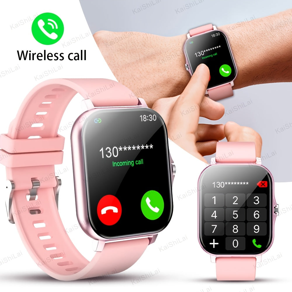 Full Screen Touch Smartwatch for Men and Women with Call Answering Sports Modes and Music Control