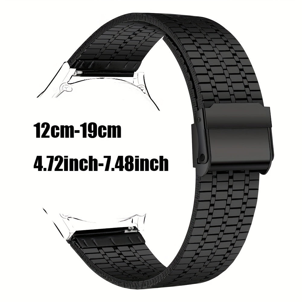 Stainless Steel Smartwatch Strap for Galaxy Watch Models 40mm 44mm 46mm