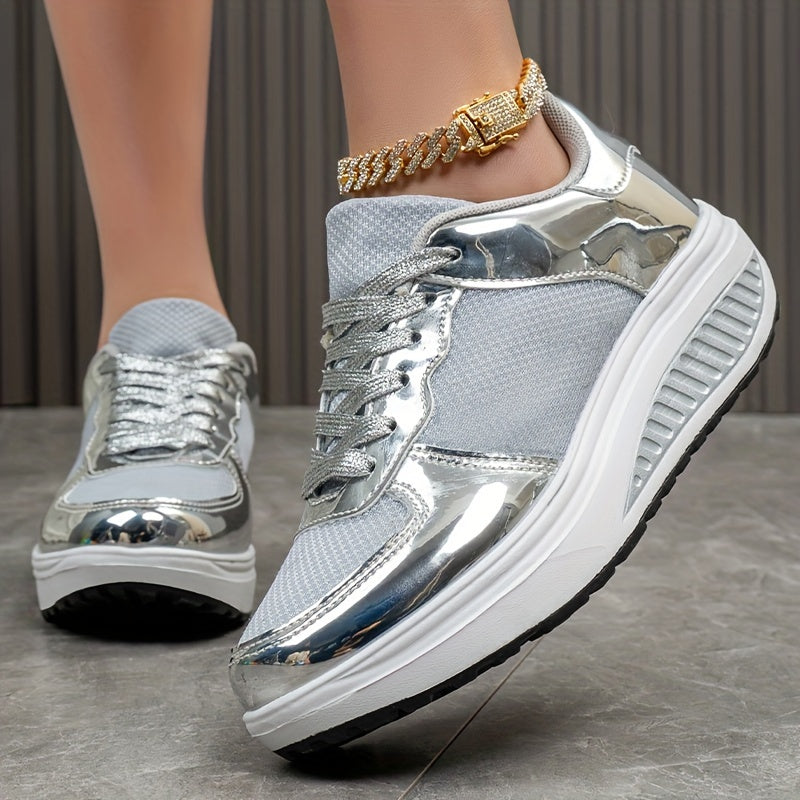 Women’s Fashion Sneakers with Thick Platform Sole All-Season Casual and Sport Shoes