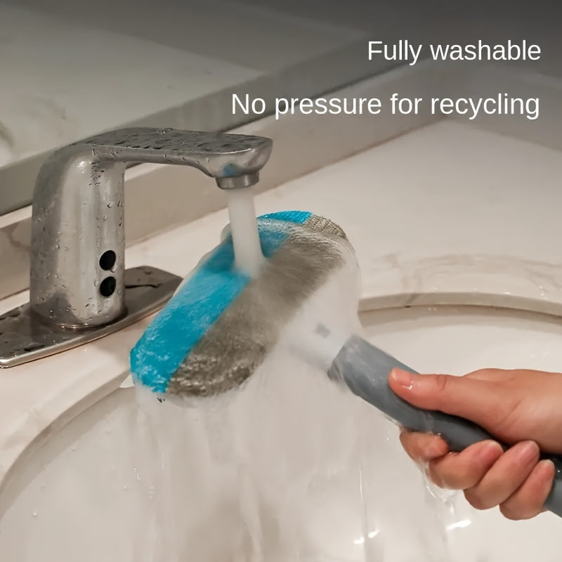 Нейлоновая щетка для удаления шерсти домашних животных с длинной ручкой для ухода за собаками и уборки