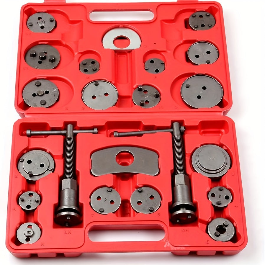 22pcs Heavy Duty Disc Brake Caliper Piston Compressor Repair Tool Kit for Cars