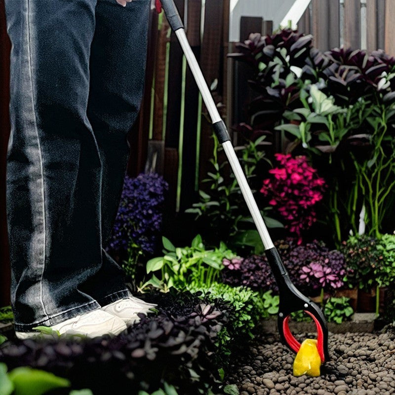 Aluminum Alloy Garbage Clamp with Quick-Release and Long Handle for Waste Management