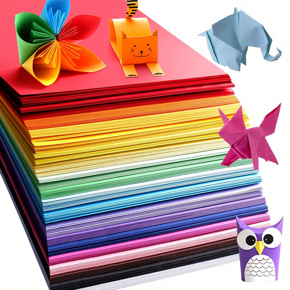Origami Paper Pack 100 Sheets A4 Multicolor for Crafts and Printing