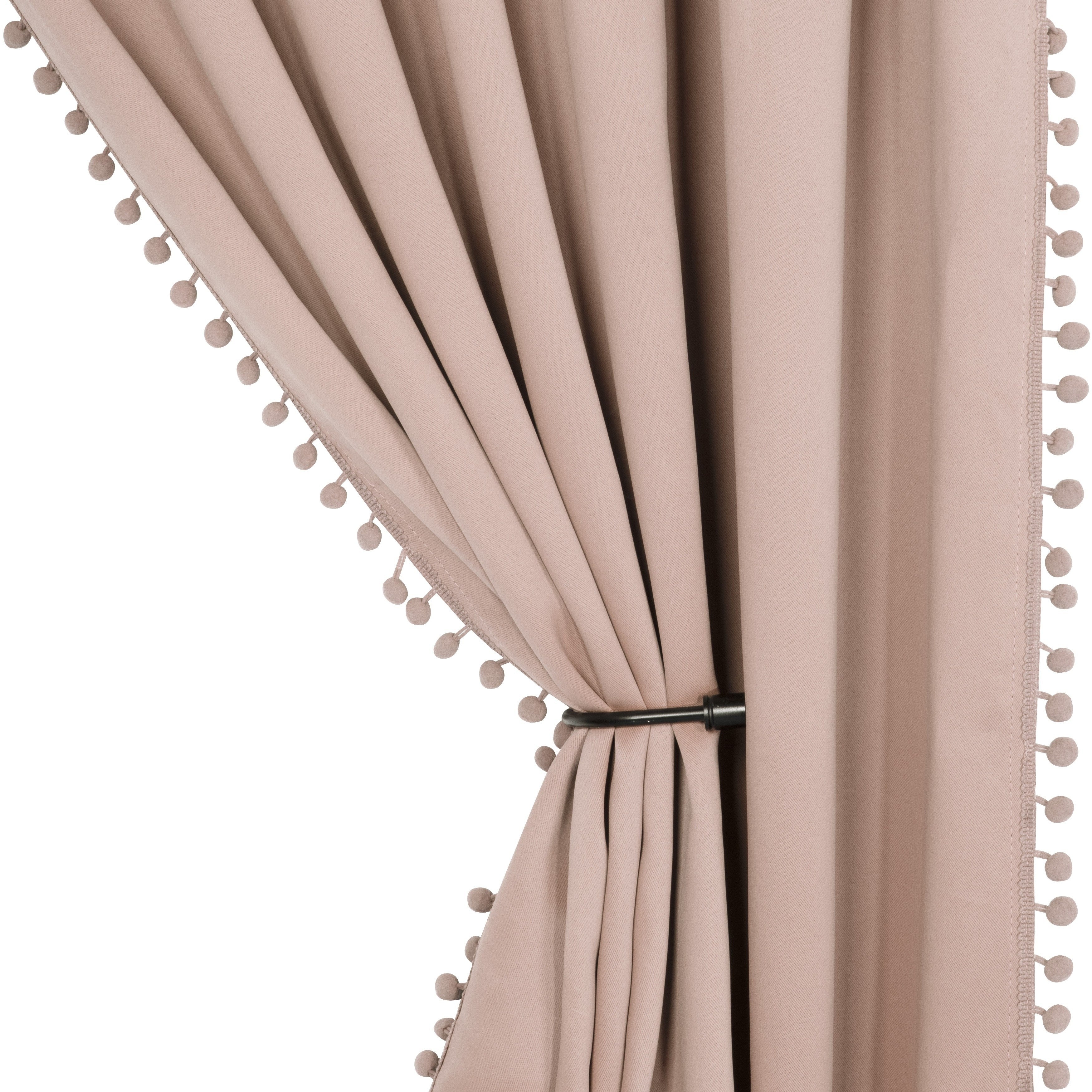Thermal Insulated Blackout Curtain Panel for Living Room and Kitchen, Rod Pocket Design