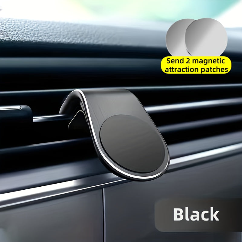 L-Shaped Magnitli Avtomobil Telefoningiz uchun Universal Havo Vent Montaji