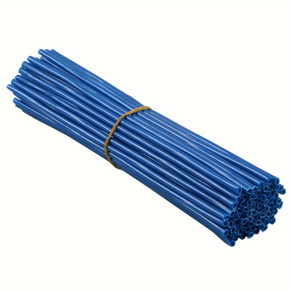 72 шт. защитных кожухов для спиц колес мотоцикла, обертки, кожухи для велосипедов и мотокросса